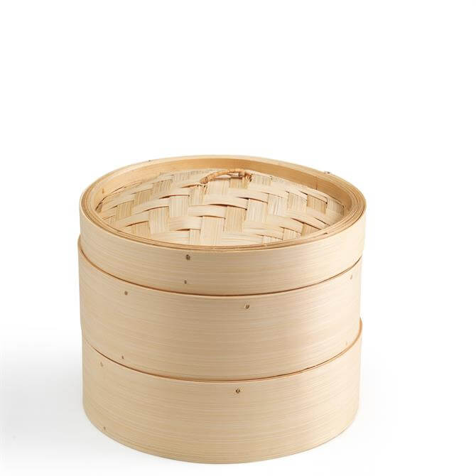Ken Hom Excellence 2-Tier Bamboo Steamer 20cm
